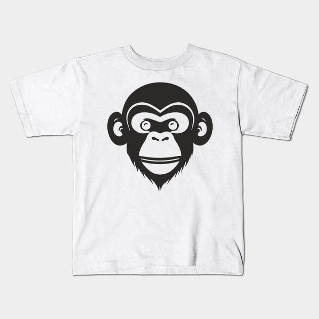 Ape Kids T-Shirt by aceofspace